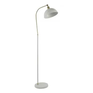 Lenna Metal Adjustable Floor Lamp, White by Lumi Lex, a Floor Lamps for sale on Style Sourcebook