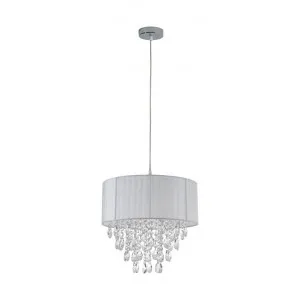 Delia Droplet Chandelier, Whtie by Lexi Lighting, a Pendant Lighting for sale on Style Sourcebook