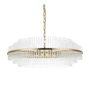Lawrence Crystal Rod Pendant Light, 78cm by Cozy Lighting & Living, a Pendant Lighting for sale on Style Sourcebook