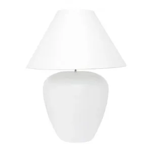 Picasso Ceramic Base Table Lamp, White by Cozy Lighting & Living, a Floor Lamps for sale on Style Sourcebook