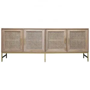 Monterey Sungkai Wood 4 Door Buffet Table, 210cm by Millesime, a Sideboards, Buffets & Trolleys for sale on Style Sourcebook
