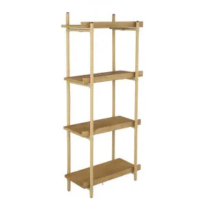 Odana Iron & Wood Wall Shelf, Large by Philuxe Home, a Wall Shelves & Hooks for sale on Style Sourcebook