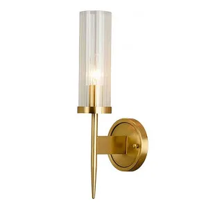 Alouette Metal & Glass Wall Sconce, Single Light by Laputa Lighting, a Wall Lighting for sale on Style Sourcebook