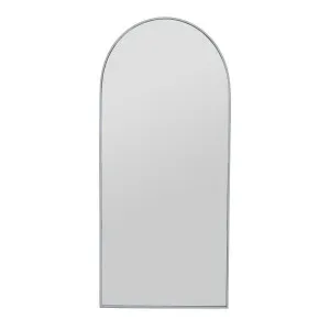 Arched Metal Freestanding Mirror 80x180cm in White by OzDesignFurniture, a Mirrors for sale on Style Sourcebook