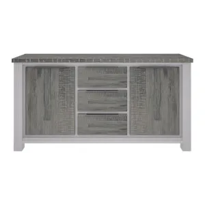 Halifax Buffet 203cm in Acacia Grey / White by OzDesignFurniture, a Sideboards, Buffets & Trolleys for sale on Style Sourcebook