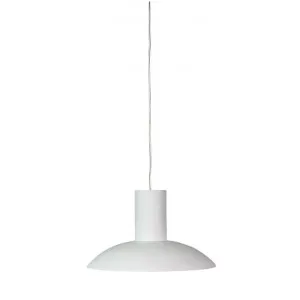 Curva Metal LED Pendant Light, White by Oriel Lighting, a Pendant Lighting for sale on Style Sourcebook