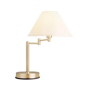 Zoe Swing Arm Touch Table Lamp, Antique Brass by Oriel Lighting, a Table & Bedside Lamps for sale on Style Sourcebook