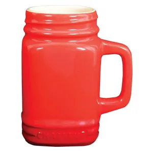 Chasseur La Cuisson Mason Jar Mug, 400ml, Red by Chasseur, a Cups & Mugs for sale on Style Sourcebook
