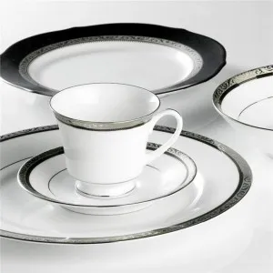 Noritake Regent Platinum Fine China Tea Cup with Saucer by Noritake, a Cups & Mugs for sale on Style Sourcebook