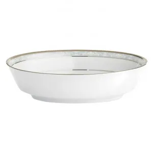Noritake Hampshire Platinum Fine Porcelain Oval Serving Bowl by Noritake, a Bowls for sale on Style Sourcebook