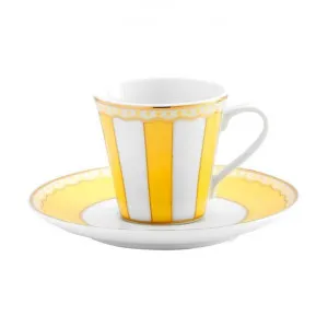 Noritake Carnivale Fine Porcelain Espresso Cup & Saucer Set, Yellow by Noritake, a Cups & Mugs for sale on Style Sourcebook