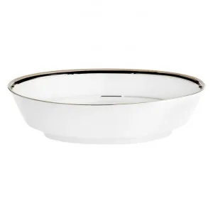 Noritake Toorak Noir Fine China Oval Serving Bowl by Noritake, a Bowls for sale on Style Sourcebook