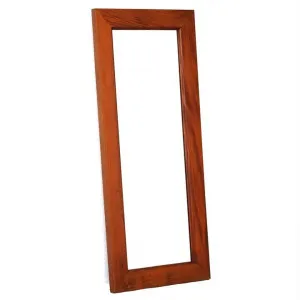 Ascot Mahogany Timber Frame Wall Mirror, 150cm, Light Pecan by Centrum Furniture, a Mirrors for sale on Style Sourcebook