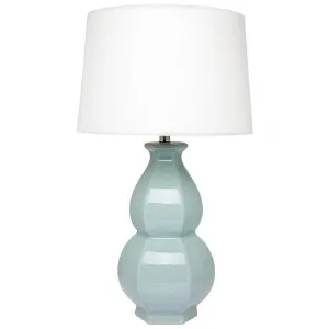 Erica Ceremic Base Table Lamp, Mint by Cozy Lighting & Living, a Table & Bedside Lamps for sale on Style Sourcebook