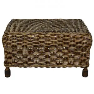 Savannah Rattan Ottoman, Tobacco by COJO Home, a Ottomans for sale on Style Sourcebook