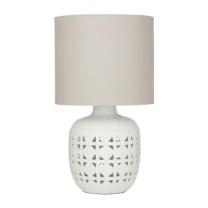Cassar Ceramic Table Lamp by Amalfi, a Table & Bedside Lamps for sale on Style Sourcebook