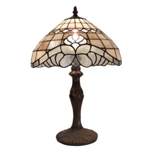 Vienna Tiffany Style Stained Glass Table Lamp, Medium by GG Bros, a Table & Bedside Lamps for sale on Style Sourcebook