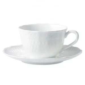 Noritake Cher Blanc Fine China Cup & Saucer Set by Noritake, a Cups & Mugs for sale on Style Sourcebook
