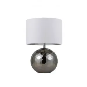 Wise Table Lamp, Chrome / White by Telbix, a Table & Bedside Lamps for sale on Style Sourcebook