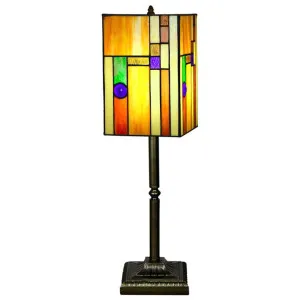 Mallory Tiffany Stained Glass Table Lamp by Tiffany Light House, a Table & Bedside Lamps for sale on Style Sourcebook