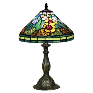 Susanne Tiffany Stained Glass Table Lamp, Small by Tiffany Light House, a Table & Bedside Lamps for sale on Style Sourcebook