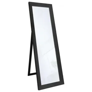 Libby Wooden Frame Cheval Mirror, 155cm, Black by Casa Bella, a Mirrors for sale on Style Sourcebook
