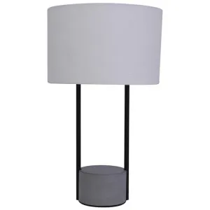 Maya Concrete Base Table Lamp by Lumi Lex, a Table & Bedside Lamps for sale on Style Sourcebook