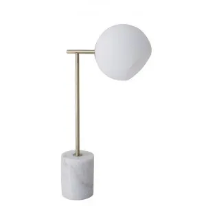 Helium Marble & Metal Table Lamp by Lexi Lighting, a Table & Bedside Lamps for sale on Style Sourcebook