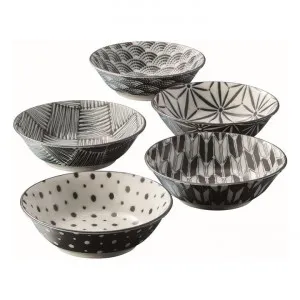 Komon 5 Piece Porcelain Multi Bowl Set by Mino Japan, a Bowls for sale on Style Sourcebook