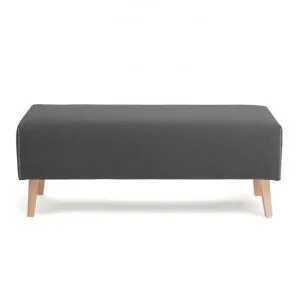 Lynn Fabric Ottoman Bench, Graphite by El Diseno, a Ottomans for sale on Style Sourcebook