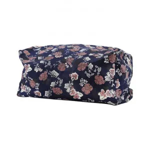 Merrylands Rose Cotton Ottoman, Indigo by Raine & Humble, a Ottomans for sale on Style Sourcebook