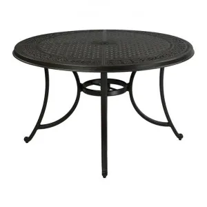 Fiji Cast Aluminium Outdoor Round Dining Table, 120cm by CHL Enterprises, a Tables for sale on Style Sourcebook