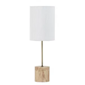 Kyoto Timber Base Table Lamp by Amalfi, a Table & Bedside Lamps for sale on Style Sourcebook