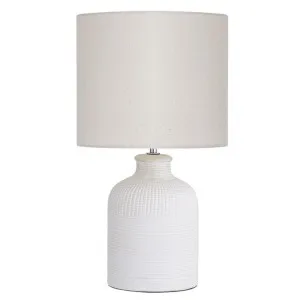 Isla Ceramic Base Table Lamp by Amalfi, a Table & Bedside Lamps for sale on Style Sourcebook