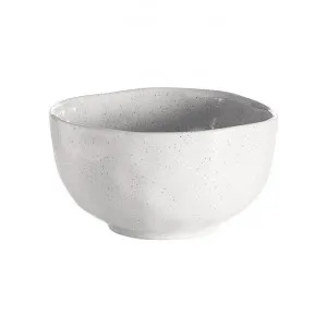 Ecology Speckle Stoneware Noodle Bowl, Milk by Ecology, a Bowls for sale on Style Sourcebook