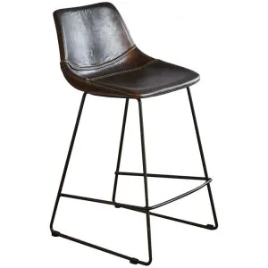 Don Buffalo Leather Counter Stool by Zaffero, a Bar Stools for sale on Style Sourcebook