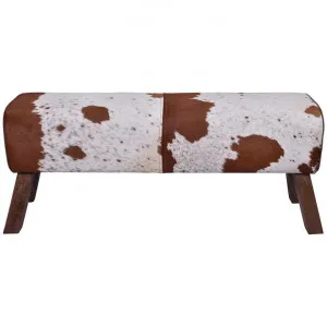 Croft Cowhide Ottoman Bench, 120cm by Affinity Furniture, a Ottomans for sale on Style Sourcebook