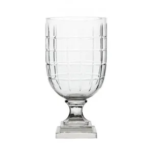 Louis Cut Glass Goblet Vase, Small, Clear by Florabelle, a Vases & Jars for sale on Style Sourcebook