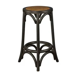 Denver Thea Elm Timber Counter Stool, Distressed Black by Florabelle, a Bar Stools for sale on Style Sourcebook