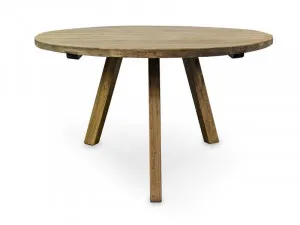 Nena Reclaimed 1.25m Round Wooden Dining Table by Interior Secrets - AfterPay Available by Interior Secrets, a Dining Tables for sale on Style Sourcebook