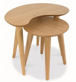 Johansen Nest of Wooden Side Tables - Natural by Interior Secrets - AfterPay Available by Interior Secrets, a Side Table for sale on Style Sourcebook