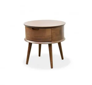 Asta Scandinavian Side Table - Walnut by Interior Secrets - AfterPay Available by Interior Secrets, a Side Table for sale on Style Sourcebook