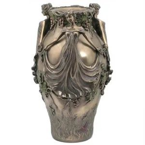 Veronese Cold Cast Bronze Coated Three Ladies Vase by Veronese, a Vases & Jars for sale on Style Sourcebook