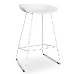 Allen 65cm Bar Stool - White by Interior Secrets - AfterPay Available by Interior Secrets, a Bar Stools for sale on Style Sourcebook
