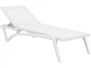Pantha Outdoor Sun Lounger - White by Interior Secrets - AfterPay Available by Calibre Furniture, a Outdoor Sunbeds & Daybeds for sale on Style Sourcebook