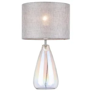 Devon Iridescent Glass Base Table Lamp by Mercator, a Table & Bedside Lamps for sale on Style Sourcebook