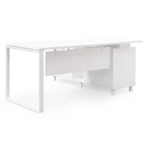 Halo 180cm Executive Office Desk Left Return - White by Interior Secrets - AfterPay Available by Interior Secrets, a Desks for sale on Style Sourcebook
