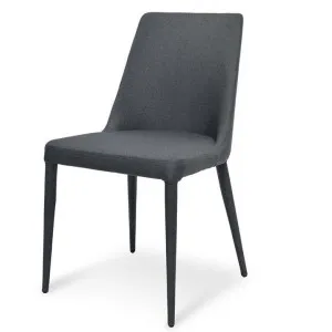 Millie Fabric Dining Chair - Gunmetal Grey - Last One by Interior Secrets - AfterPay Available by Interior Secrets, a Dining Chairs for sale on Style Sourcebook
