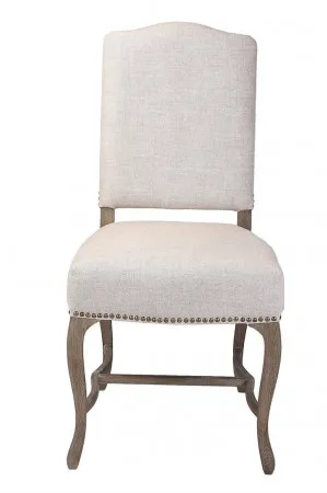 Lola Fabric Dining Chair - Beige by Interior Secrets - AfterPay Available by Interior Secrets, a Dining Chairs for sale on Style Sourcebook