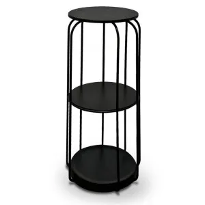 Alicia Round Side Table - Black by Interior Secrets - AfterPay Available by Interior Secrets, a Side Table for sale on Style Sourcebook